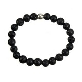 Lavasteen armband 20 cm | 8 mm kralen Lavasteen armband 20 cm | 8 mm kralen
