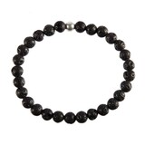 Lavasteen armband 18 cm | 6 mm kralen Lavasteen armband 18 cm | 6 mm kralen