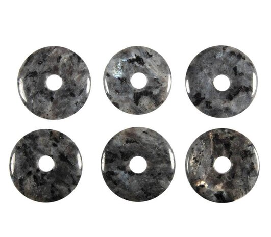 Larvikiet hanger donut 3 cm