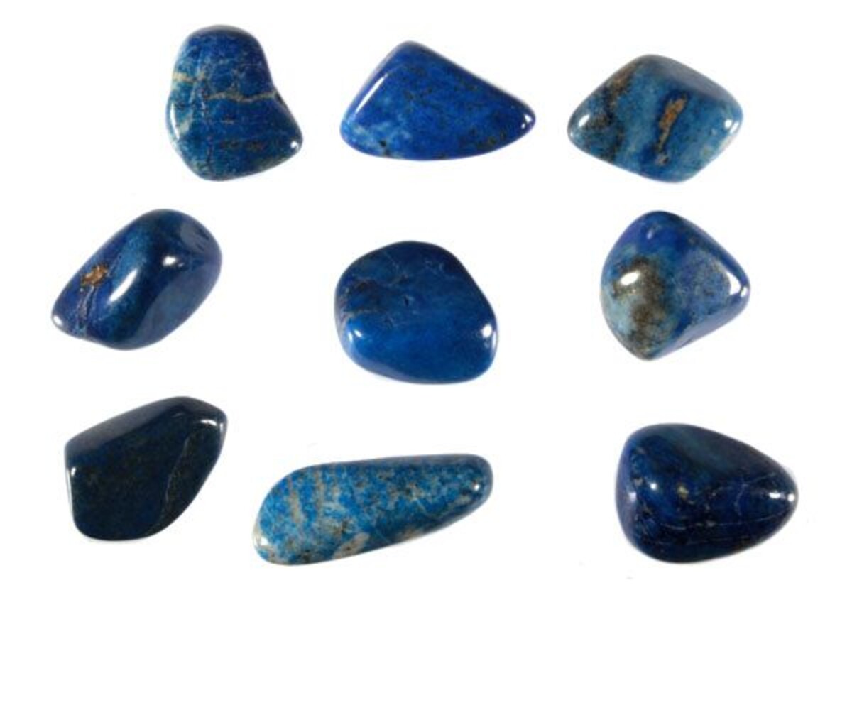 Lapis lazuli steen getrommeld 5 - 10 gram Lapis lazuli steen getrommeld 5 - 10 gram