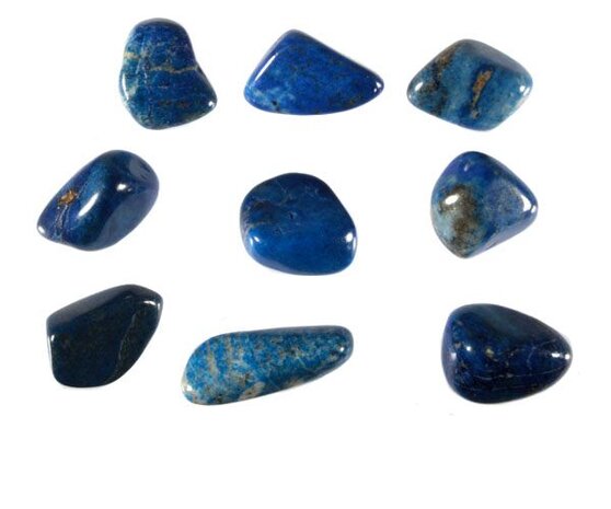 Lapis lazuli steen getrommeld 10 - 20 gram Lapis lazuli steen getrommeld 10 - 20 gram