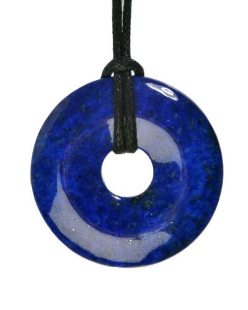 Lapis lazuli hanger donut A-kwaliteit 3 cm Lapis lazuli hanger donut A-kwaliteit 3 cm