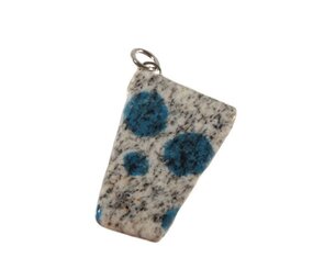 K2 jaspis (azuriet in graniet) hanger K2 jaspis (azuriet in graniet) hanger