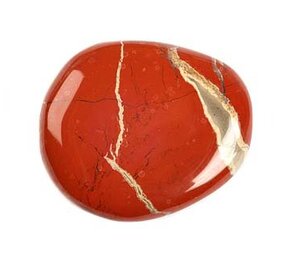 Jaspis (rood) steen plat gepolijst Jaspis (rood) steen plat gepolijst