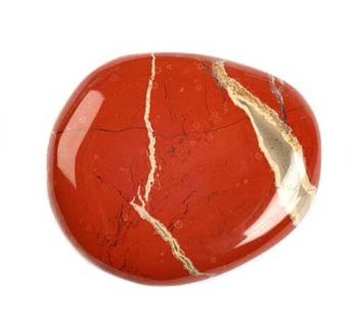 Jaspis (rood) steen plat gepolijst Jaspis (rood) steen plat gepolijst