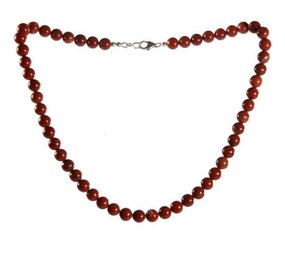 Jaspis (rood) ketting 8 mm kralen