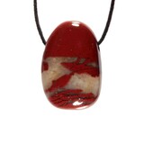 Jaspis (rood) hanger doorboord Jaspis (rood) hanger doorboord