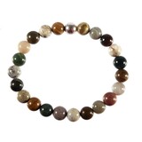 Jaspis (oceaan) armband 20 cm | 8 mm kralen Jaspis (oceaan) armband 20 cm | 8 mm kralen