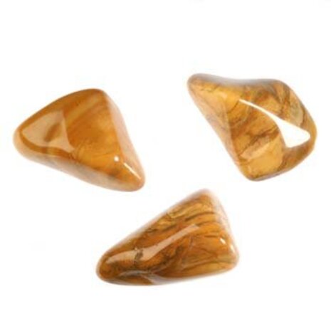 Jaspis (geel) steen getrommeld 5 - 10 gram Jaspis (geel) steen getrommeld 5 - 10 gram