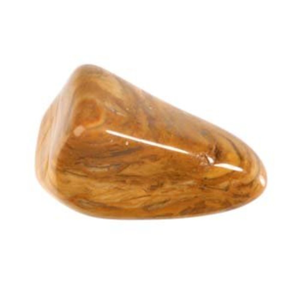 Jaspis (geel) steen getrommeld 5 - 10 gram Jaspis (geel) steen getrommeld 5 - 10 gram
