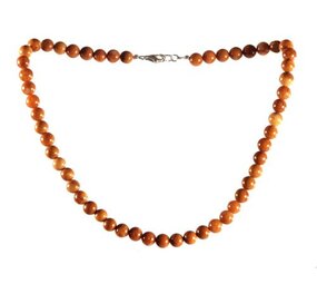 Jaspis (geel) ketting 8 mm kralen Jaspis (geel) ketting 8 mm kralen
