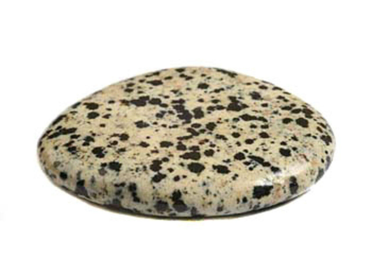 Jaspis (dalmatiër) steen plat gepolijst Jaspis (dalmatiër) steen plat gepolijst