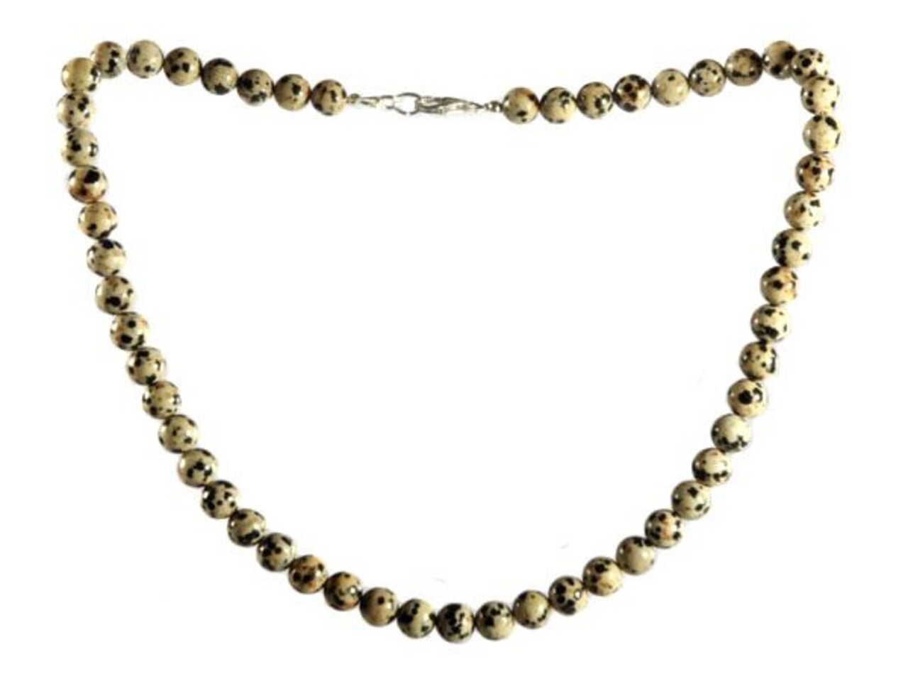 Jaspis (dalmatier) ketting 8 mm kralen Jaspis (dalmatier) ketting 8 mm kralen