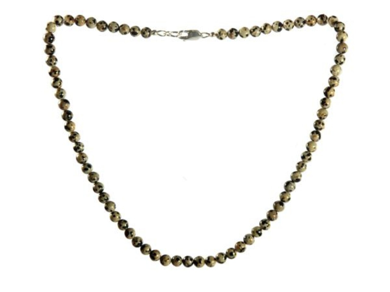 Jaspis (dalmatier) ketting 6 mm kralen Jaspis (dalmatier) ketting 6 mm kralen