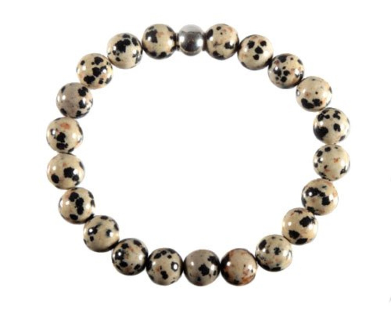 Jaspis (dalmatier) armband 20 cm | 8 mm kralen Jaspis (dalmatier) armband 20 cm | 8 mm kralen