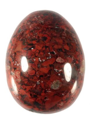 Jaspis (breccie) edelsteen ei 4,5 x 3,5 cm Jaspis (breccie) edelsteen ei 4,5 x 3,5 cm