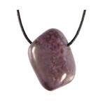 Jade (paars) hanger doorboord Jade (paars) hanger doorboord