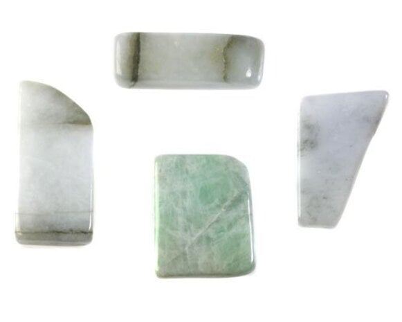 Jade (jadeiet) steen getrommeld 5 - 10 gram