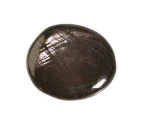 Hyperstheen steen plat gepolijst