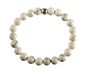 Howliet armband 18 cm | 8 mm kralen Howliet armband 18 cm | 8 mm kralen