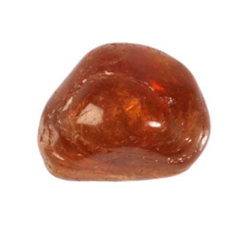 Hessoniet (granaat) steen getrommeld 2 - 5 gram Hessoniet (granaat) steen getrommeld 2 - 5 gram