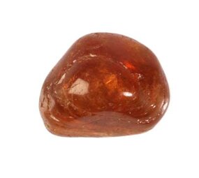 Hessoniet (granaat) steen getrommeld 2 - 5 gram Hessoniet (granaat) steen getrommeld 2 - 5 gram