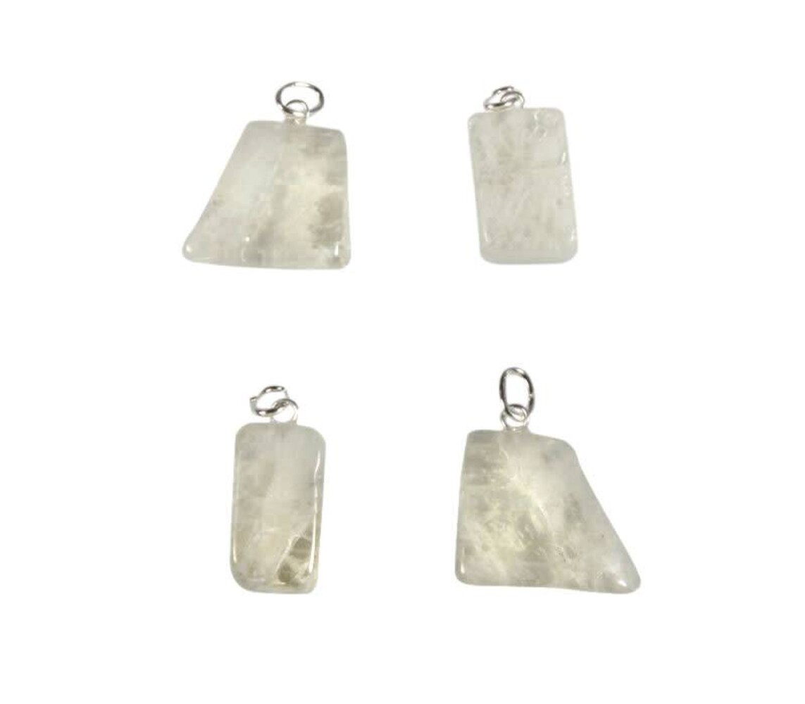 Herderiet hanger met zilveren oogje Herderiet hanger met zilveren oogje