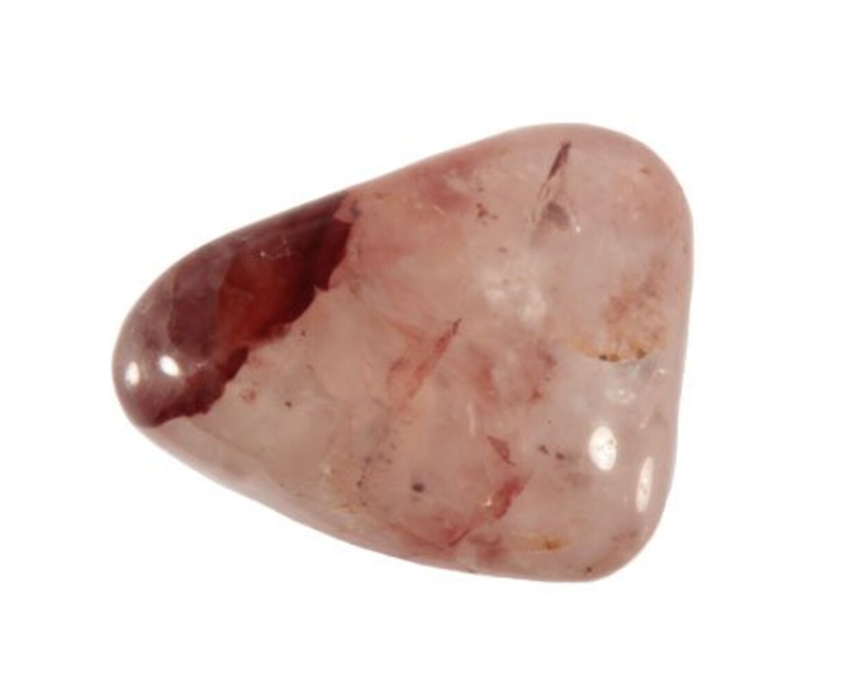 Hematietkwarts steen getrommeld 2 - 5 gram Hematietkwarts steen getrommeld 2 - 5 gram