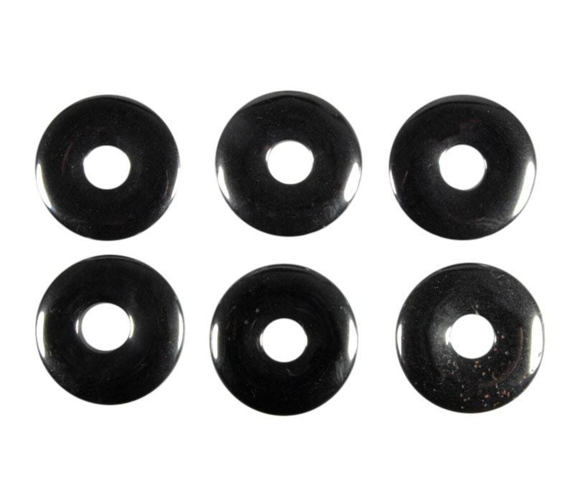 Hematiet hanger donut 3 cm Hematiet hanger donut 3 cm