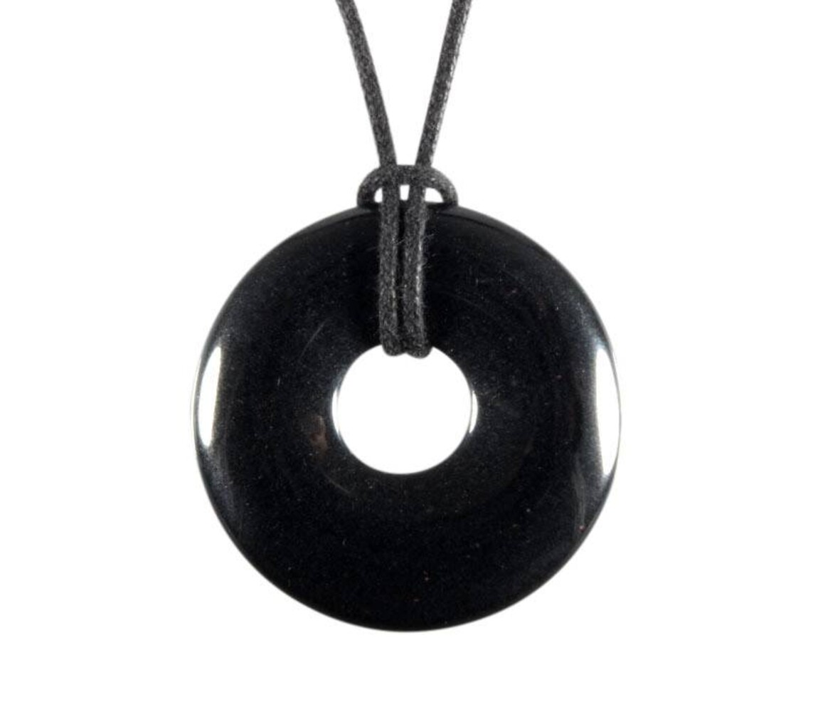 Hematiet hanger donut 3 cm Hematiet hanger donut 3 cm