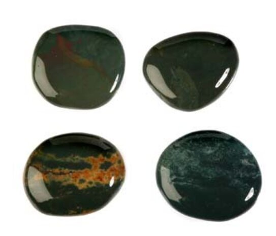 Heliotroop steen plat gepolijst Heliotroop steen plat gepolijst