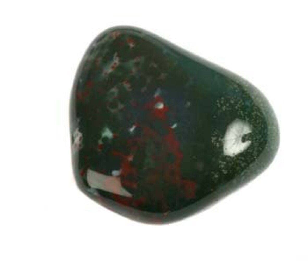 Heliotroop steen getrommeld 10 - 20 gram Heliotroop steen getrommeld 10 - 20 gram