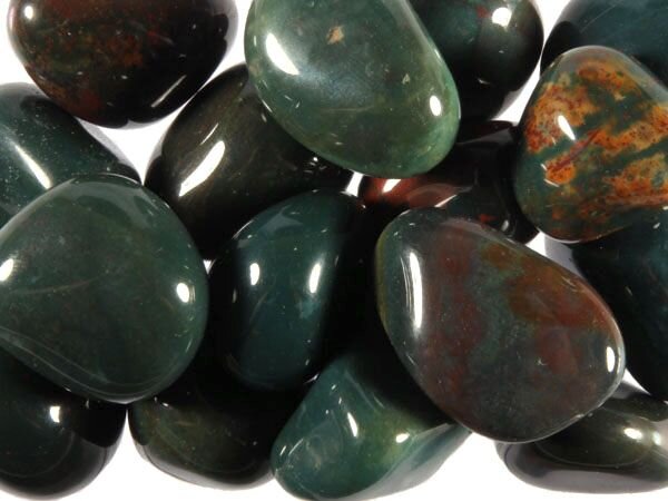 Heliotroop steen getrommeld 5 - 10 gram Heliotroop steen getrommeld 5 - 10 gram