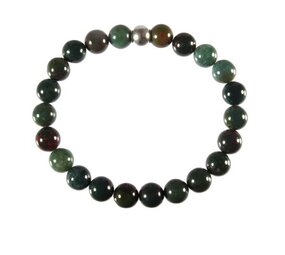 Heliotroop armband 20 cm | 8 mm kralen Heliotroop armband 20 cm | 8 mm kralen