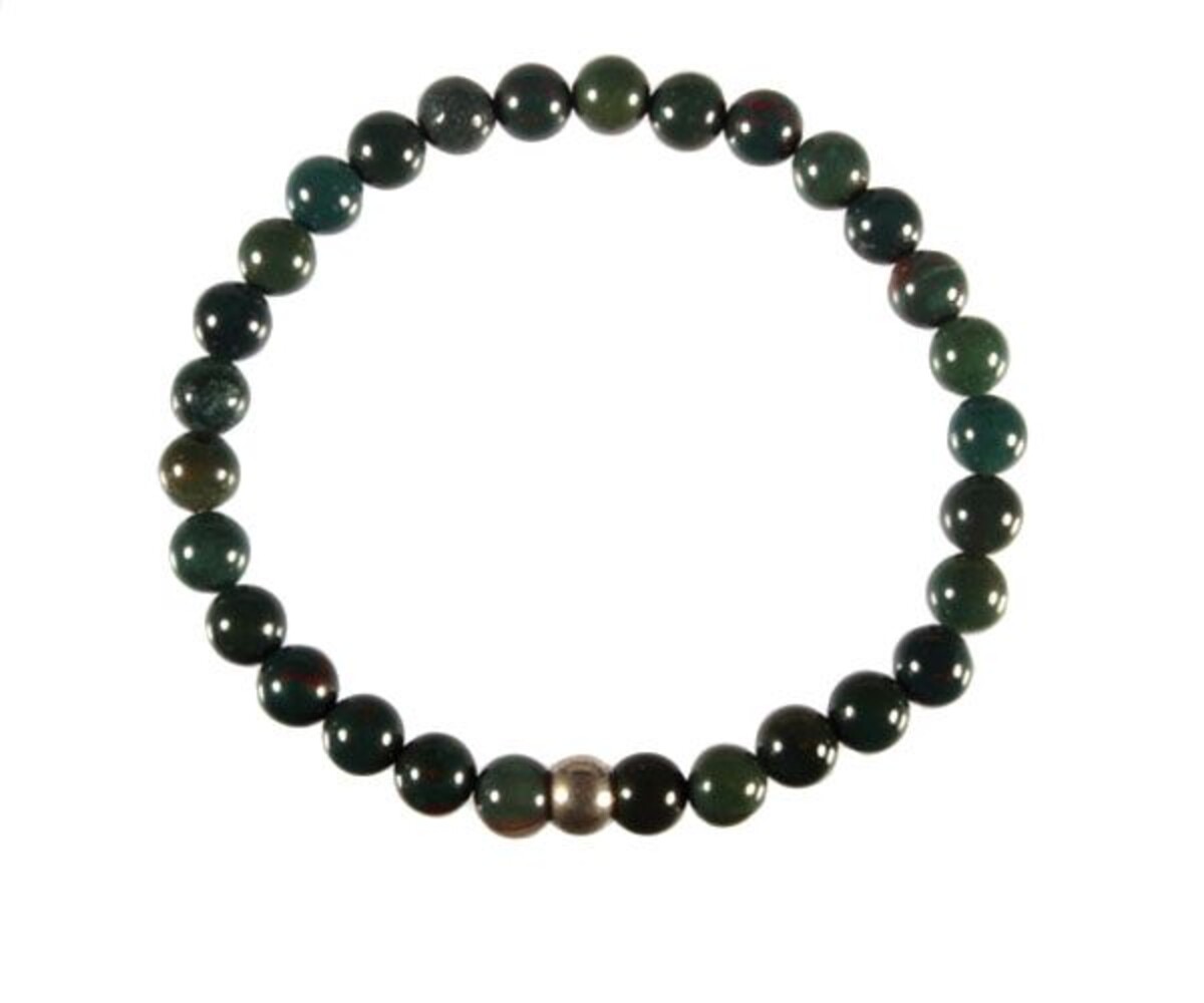 Heliotroop armband 18 cm | 6 mm kralen