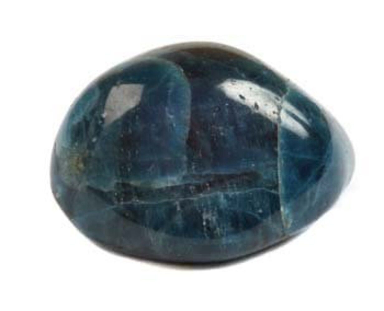 Apatiet (blauw) steen getrommeld 2 - 5 gram Apatiet (blauw) steen getrommeld 2 - 5 gram