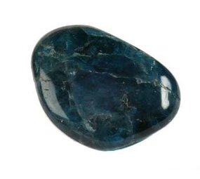 Apatiet (blauw) steen getrommeld | middel (M)