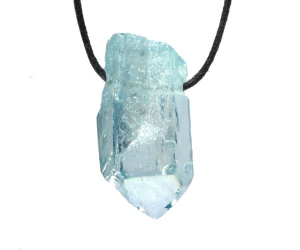 Aqua aura hanger kristal doorboord Aqua aura hanger kristal doorboord