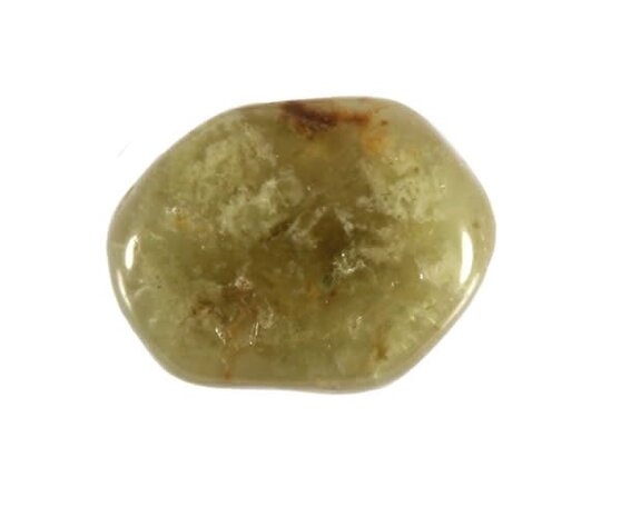 Grossulaar (lichtgroen) steen getrommeld 5 - 10 gram Grossulaar (lichtgroen) steen getrommeld 5 - 10 gram