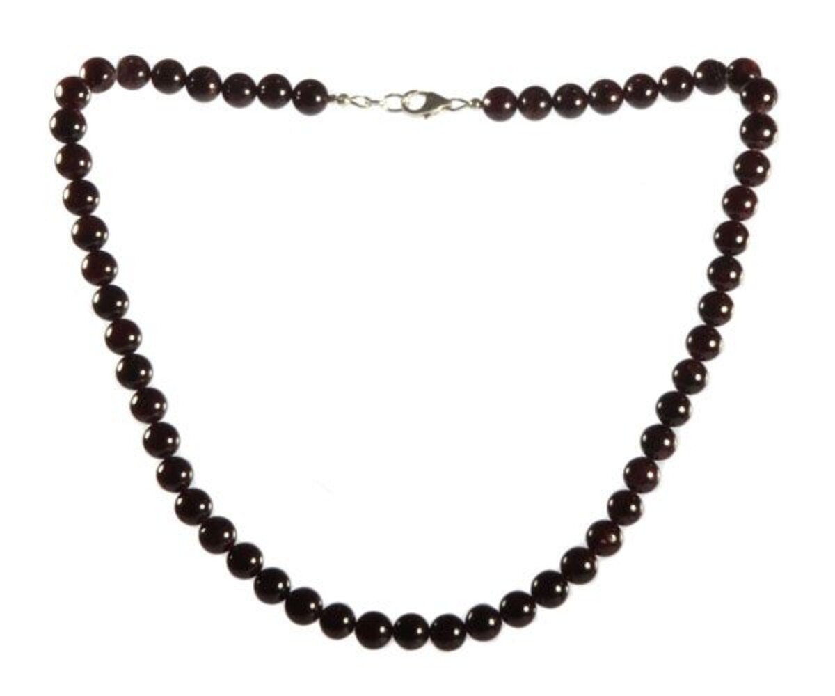 Granaat ketting 8 mm kralen Granaat ketting 8 mm kralen