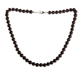 Granaat ketting 8 mm kralen Granaat ketting 8 mm kralen