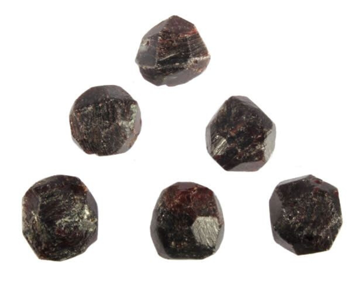 Granaat hanger kristal ruw doorboord