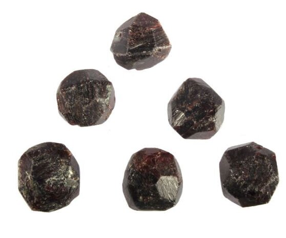 Granaat hanger kristal ruw doorboord