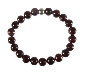 Granaat armband 18 cm | 8 mm kralen Granaat armband 18 cm | 8 mm kralen