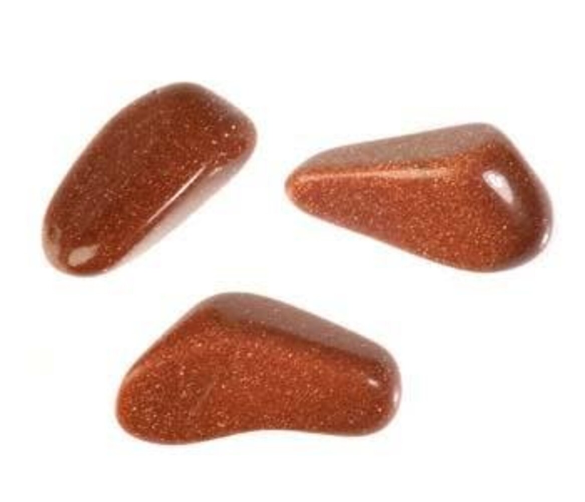 Goudsteen (rood) steen getrommeld 5 - 10 gram Goudsteen (rood) steen getrommeld 5 - 10 gram