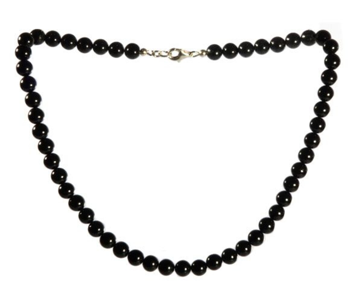 Git ketting 8 mm kralen Git ketting 8 mm kralen