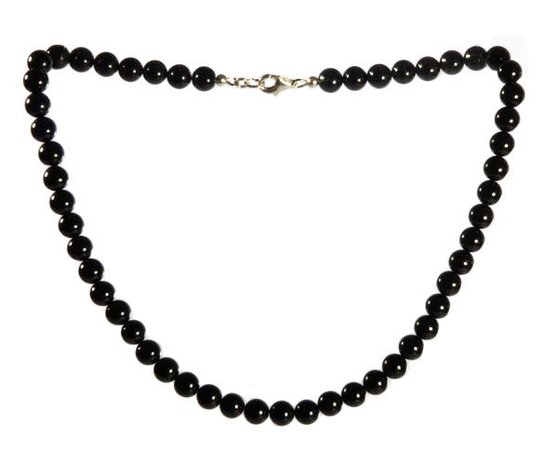 Git ketting 8 mm kralen Git ketting 8 mm kralen