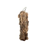 Fulguriet of bliksembuis hanger met zilveren oogje Fulguriet of bliksembuis hanger met zilveren oogje