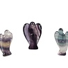 Fluoriet (multi) engel 3,5 - 4 cm Fluoriet (multi) engel 3,5 - 4 cm