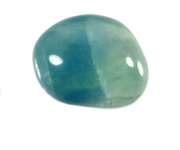 Fluoriet (groen/blauw) steen getrommeld 5 - 10 gram